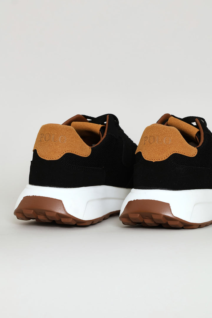 Mixed Combination Runner - Black