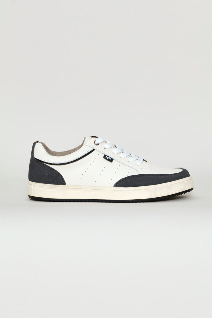 Clan Lace Up Court Sneaker - White