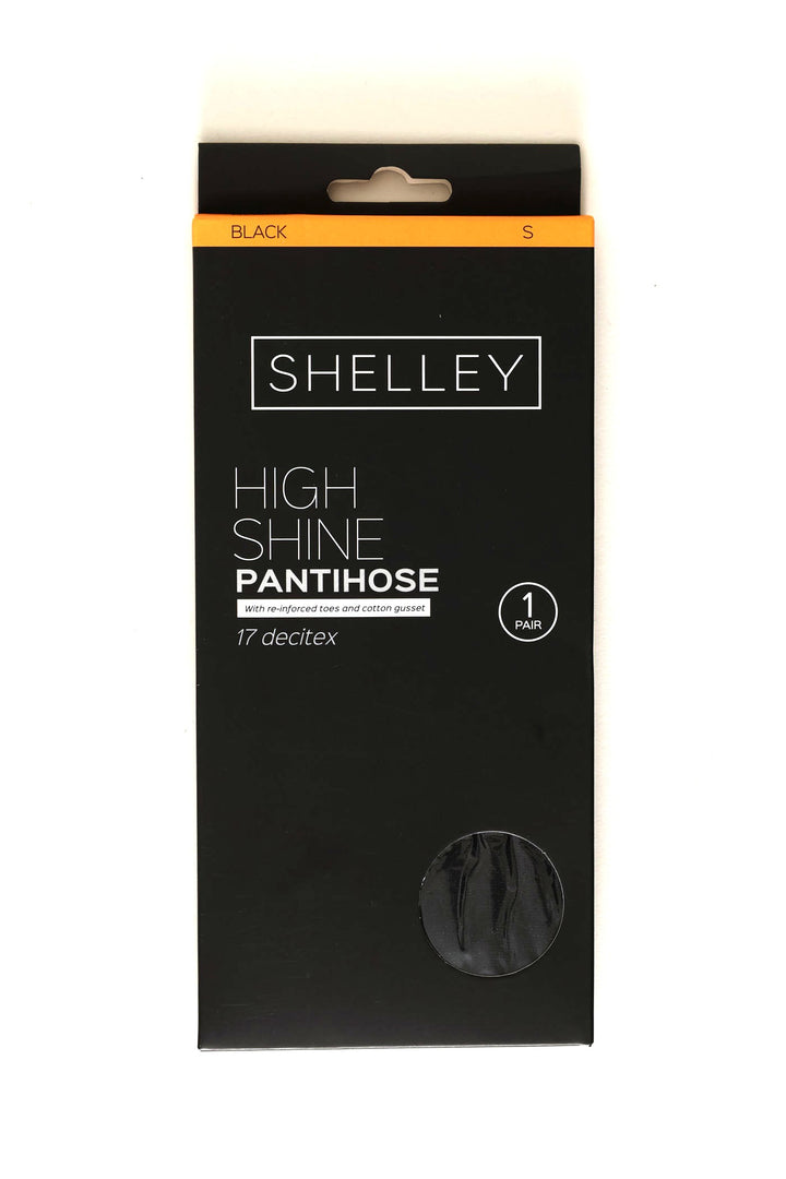 Extra Sheer High Shine Stockings - Black