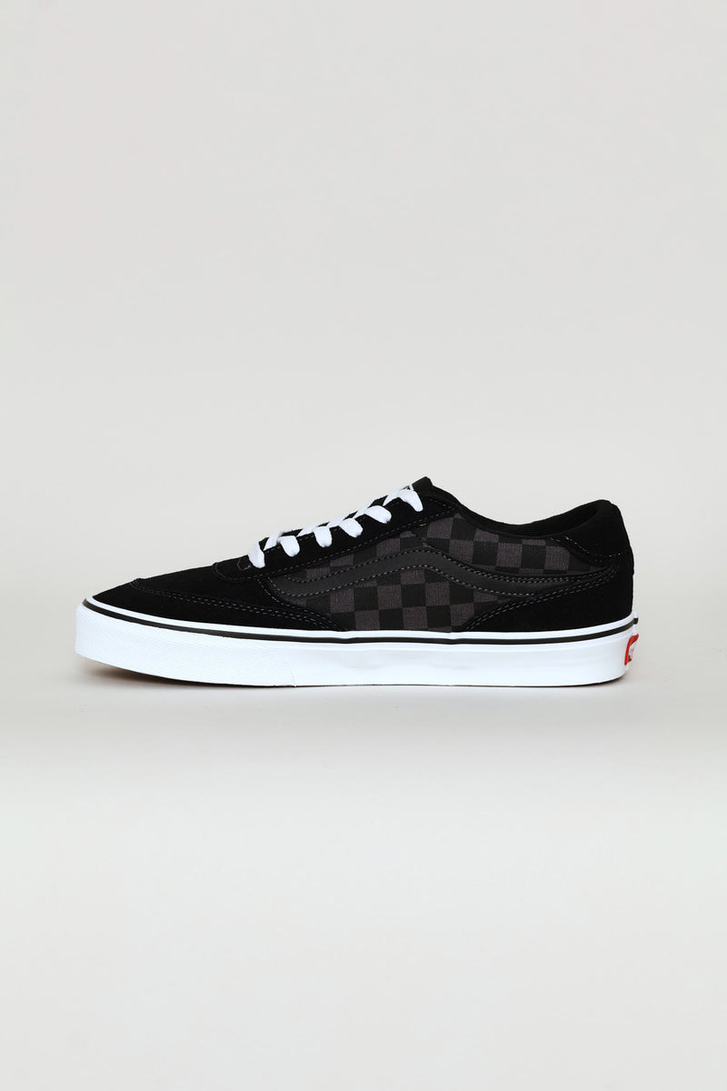 Brooklyn Check Detail Sneaker - Black