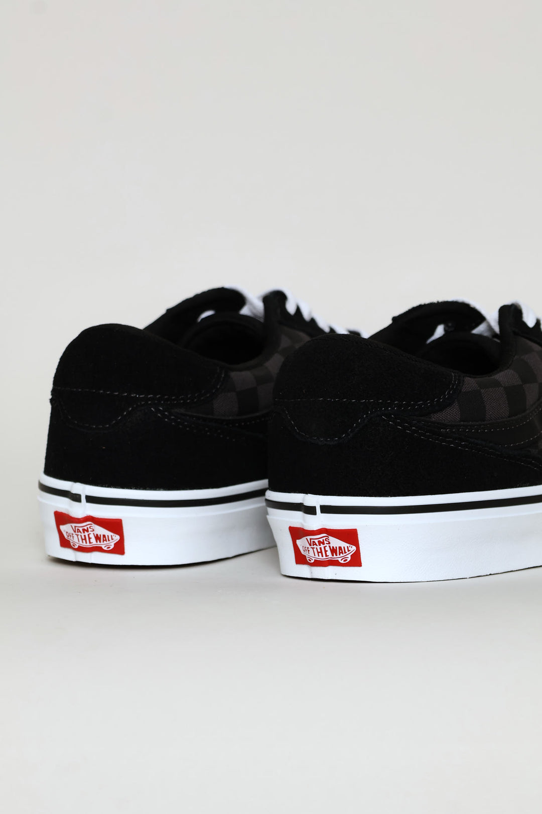 Brooklyn Check Detail Sneaker - Black