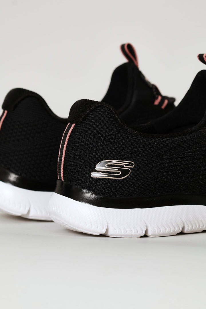Summits Soft Breeze Sneaker - Black