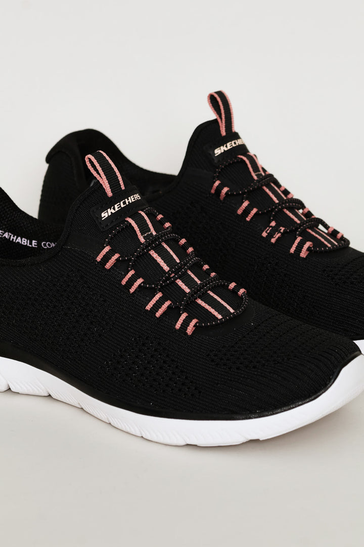 Summits Soft Breeze Sneaker - Black