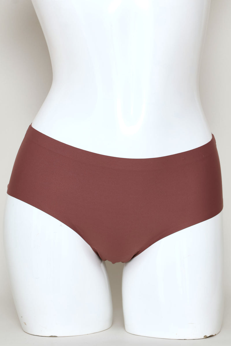 3 Pack Boyleg Panties - Berry/Mocha/Mauve