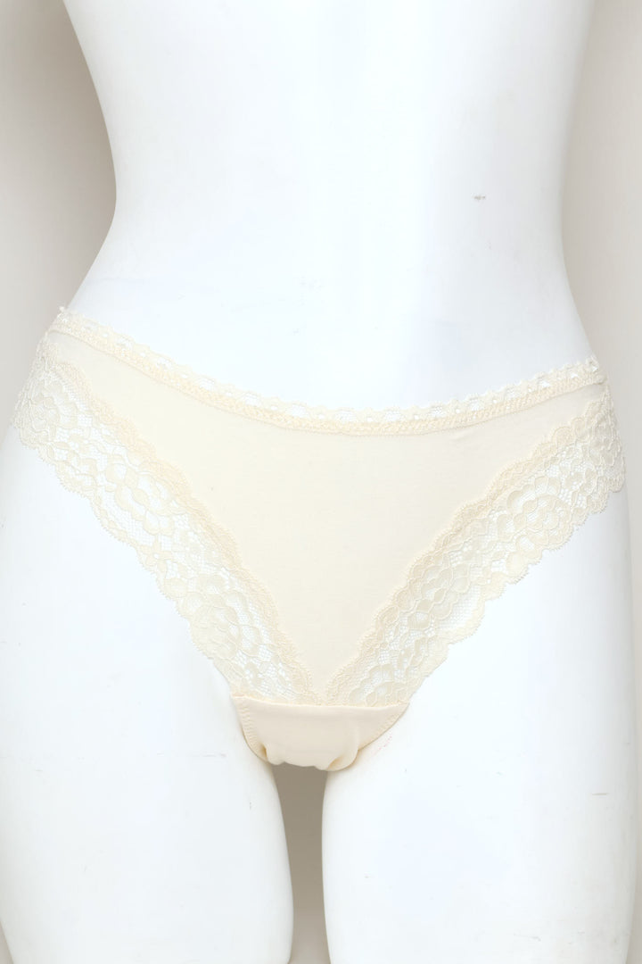3 Pack Cotton Brazilian Panties - Brown/Sage/Oatmeal
