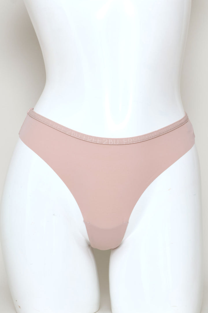 3 Pack Lazercut Thong Panties - Mocha/Black/White