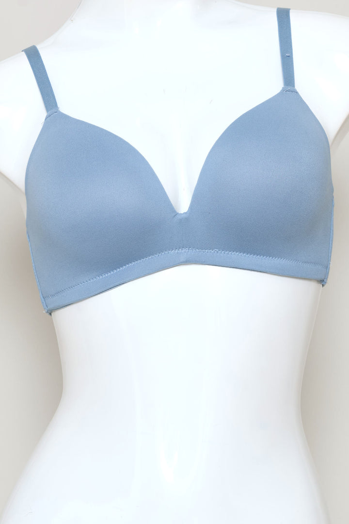 2 Pack Soft Touch Moulded Bra - Blue