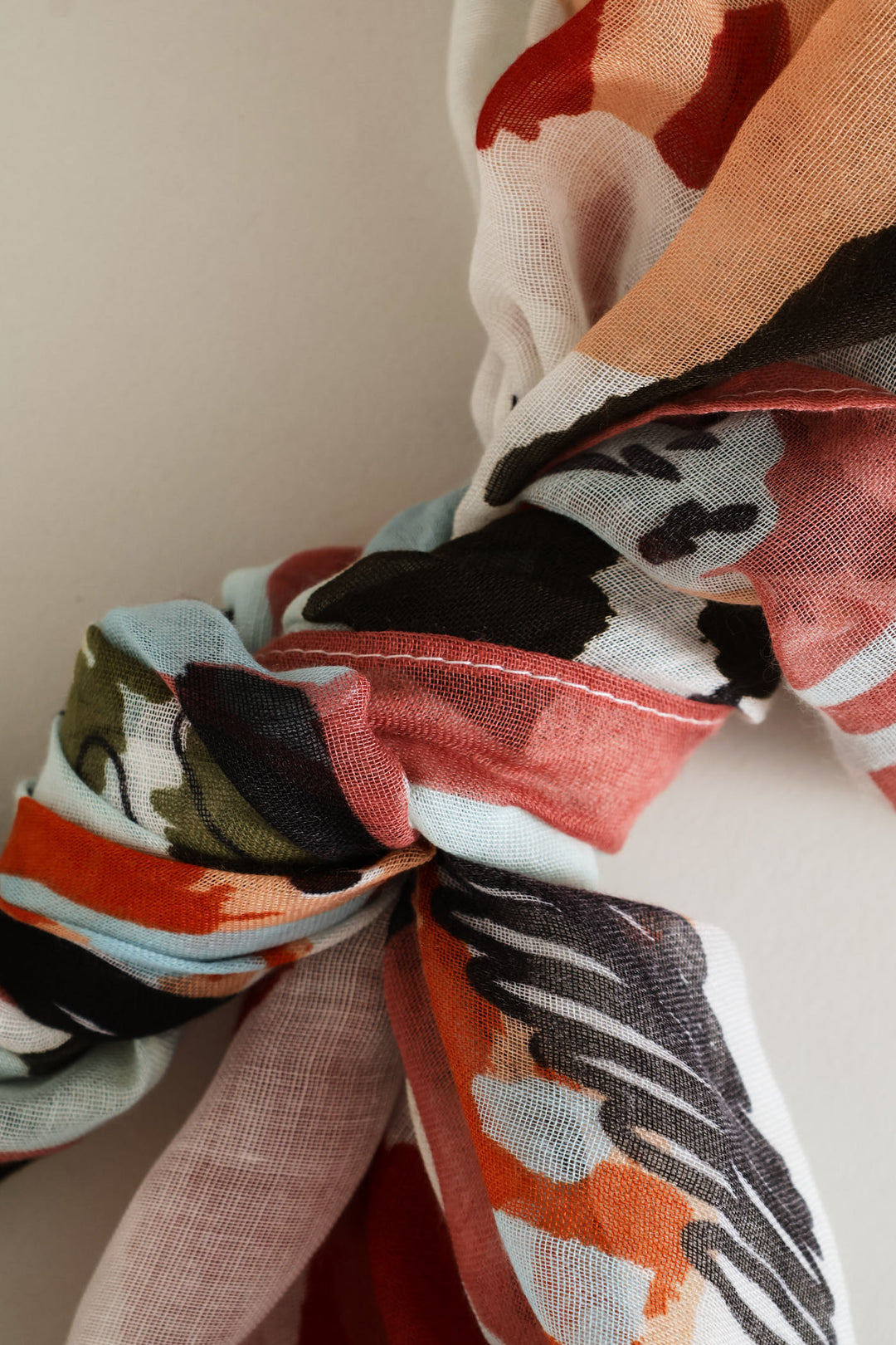 Colorful Printed Scarf - Multi