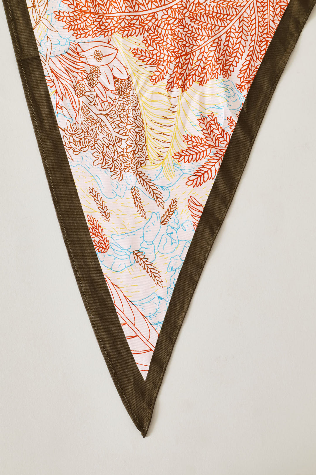 Triangle Neckerchief - The Palms - Pink