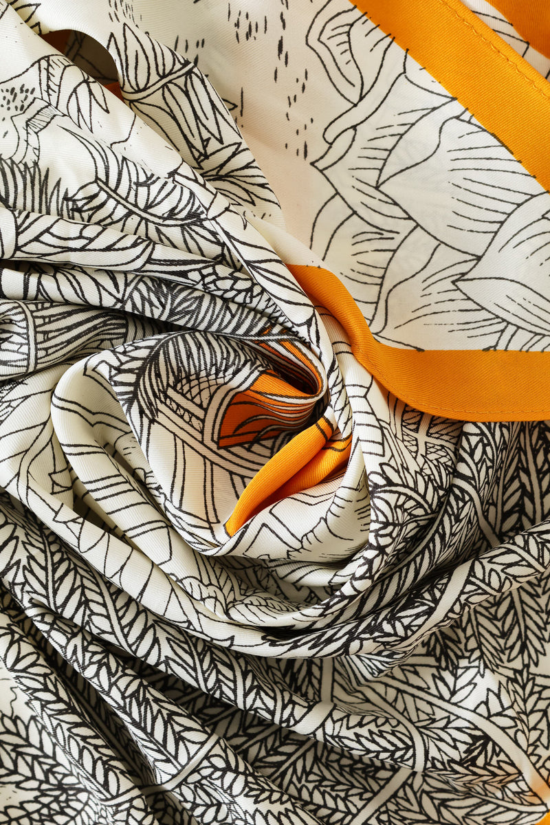 Triangle Neckerchief - The Palms - Mustard
