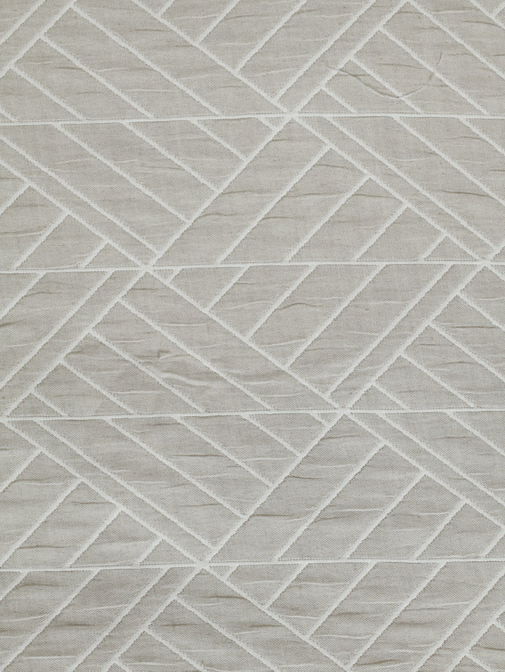 Quilted Jacquard Duvet - Grey