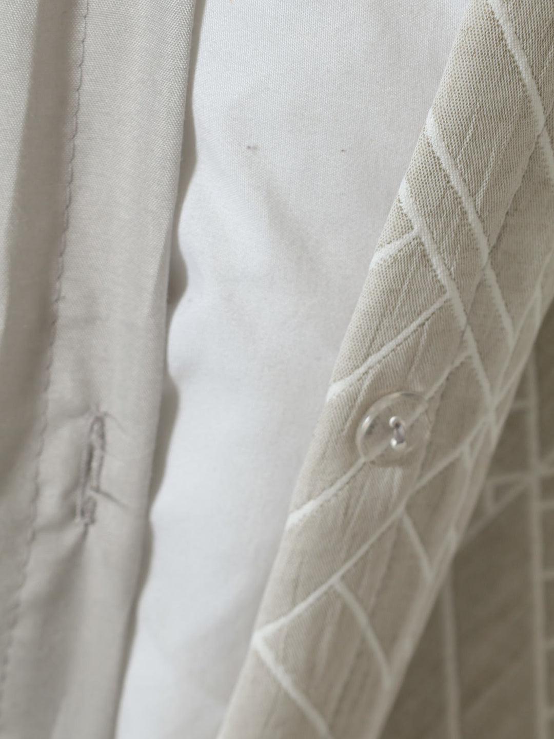 Quilted Jacquard Duvet - Grey