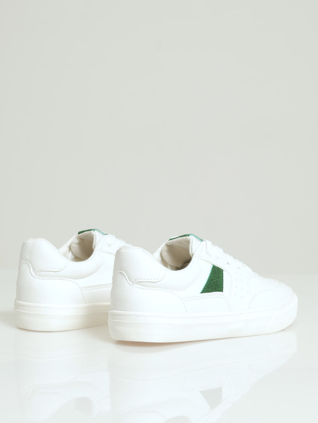 Boys Vulcro Sneaker - White