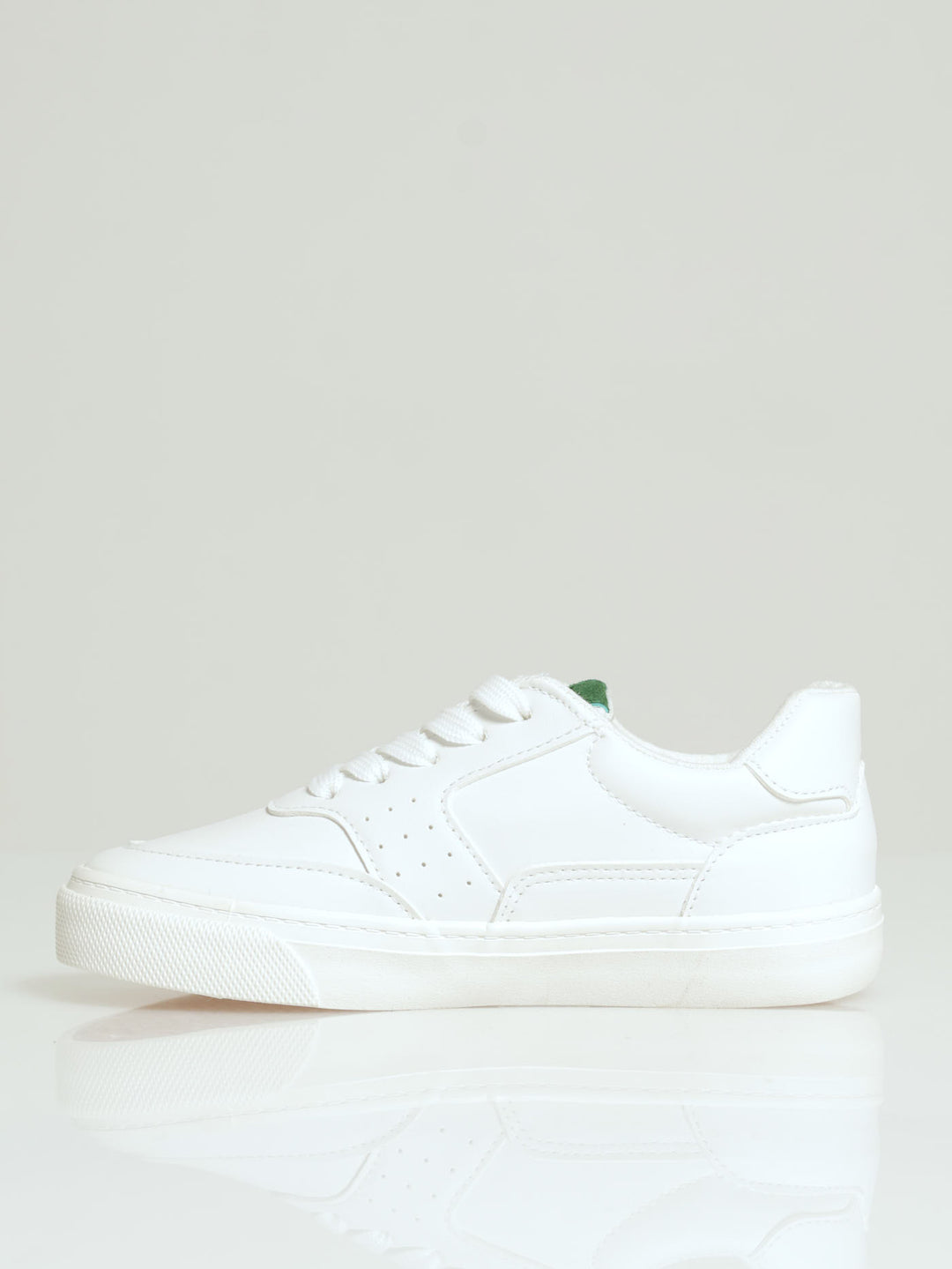 Boys Vulcro Sneaker - White