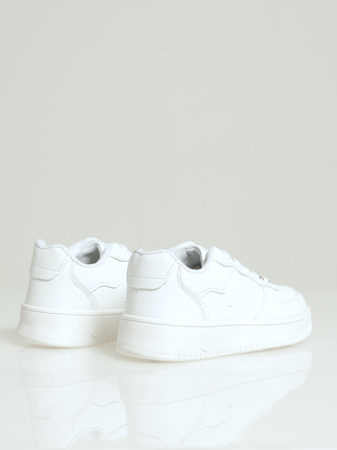 Boys All White Court Sneaker