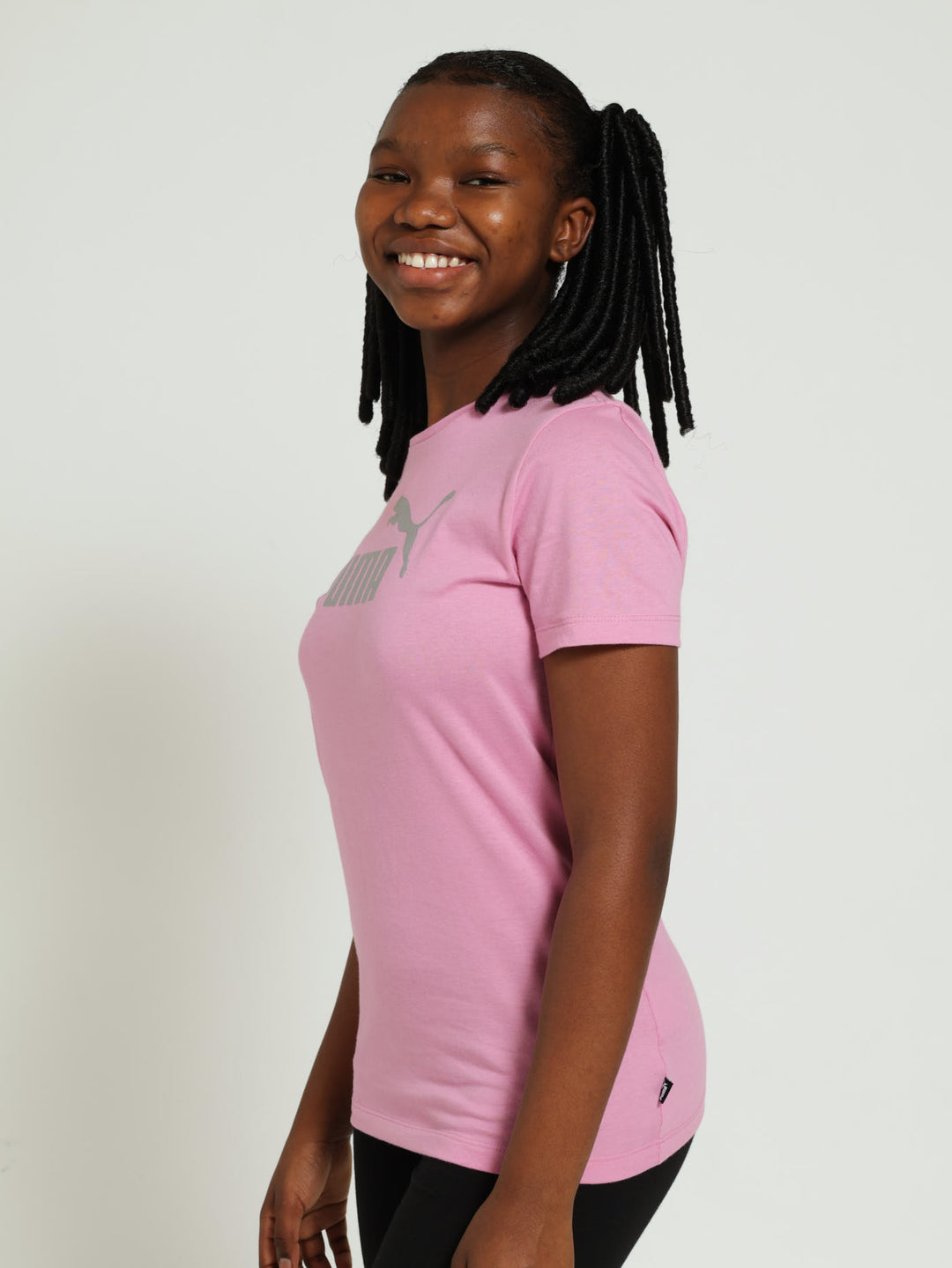 Girls Logo Tee - Mauve