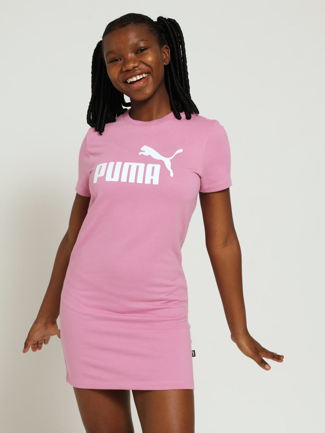 Girls Logo Dress - Mauve