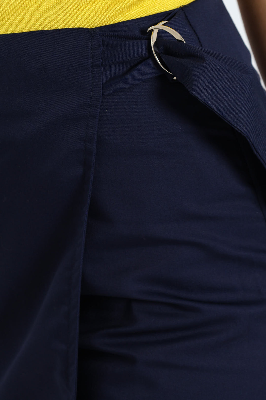 D-Ring Utility Mid Thigh Skort - Navy