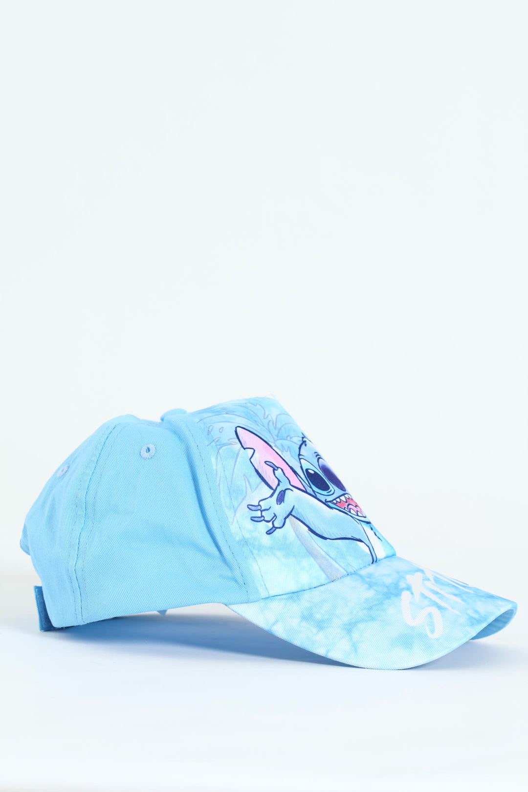 Pre-Boys Stitch Coconut Tree Peak Cap - Blue