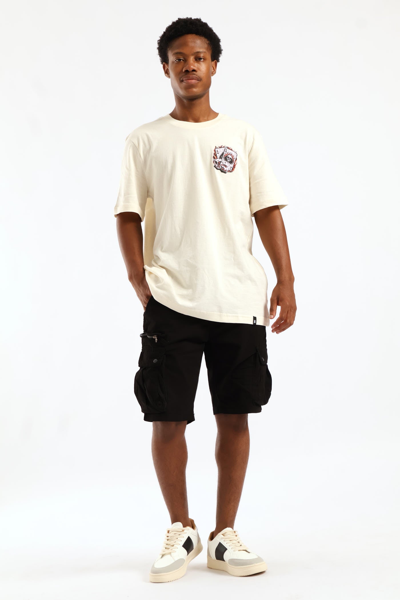 【G-RAP】　G-Shorties Mens Zip Cargo Shorts - Black – Edgars