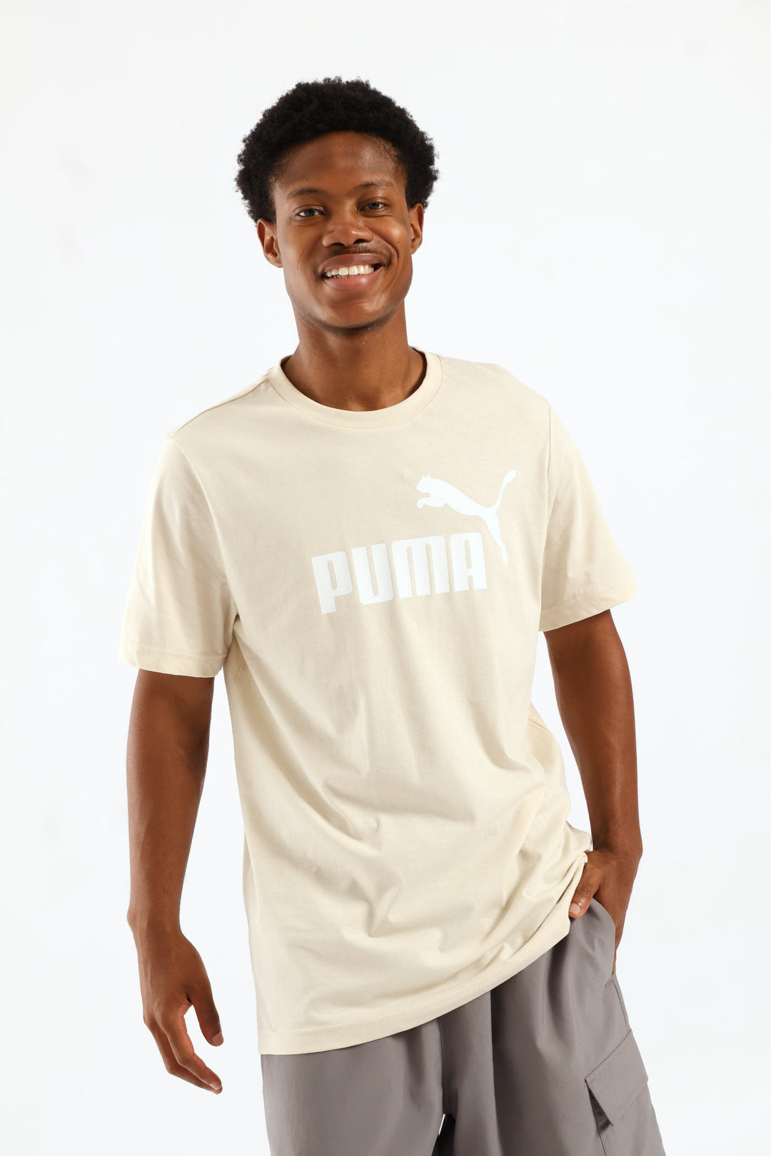 Essential No.1 Logo Tee - Stone