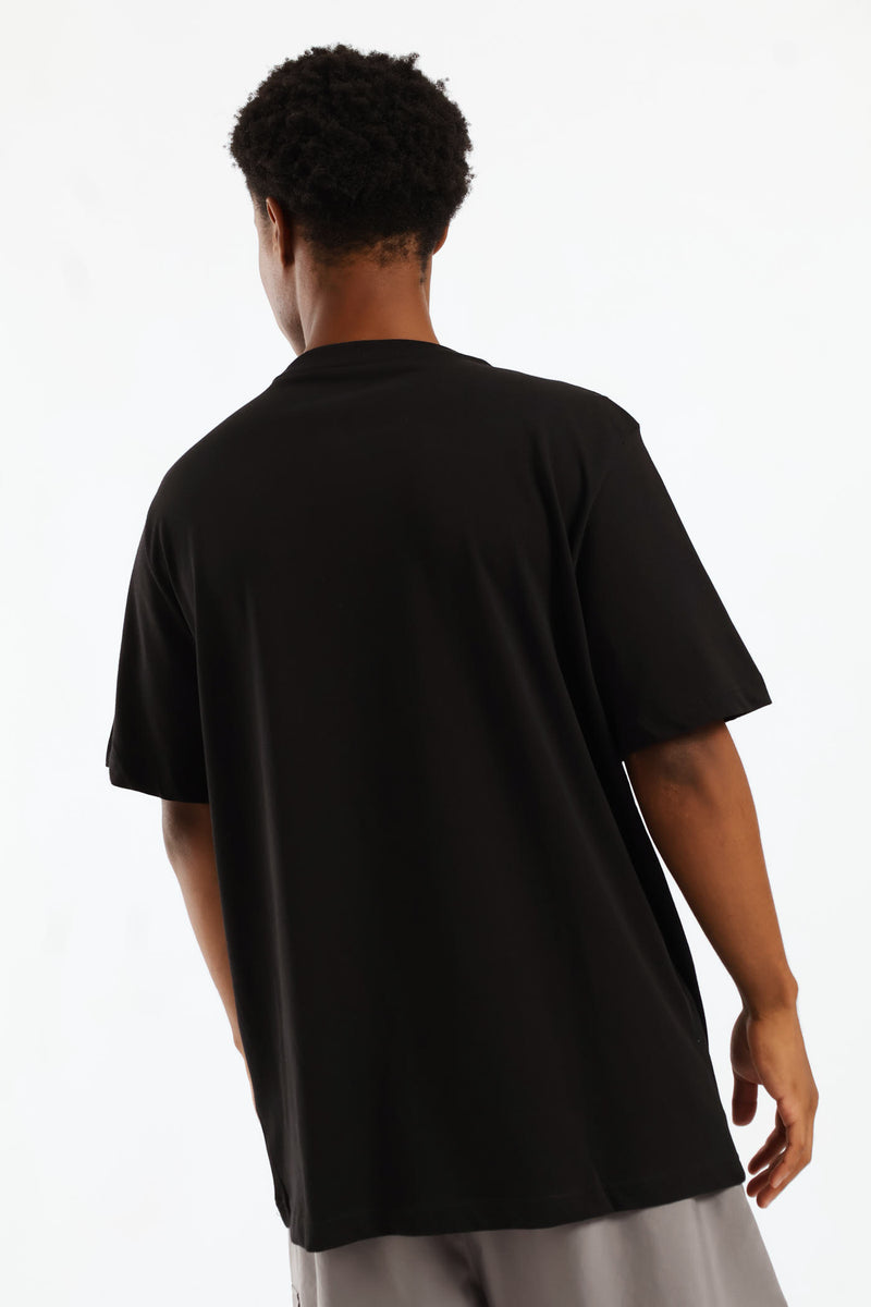 Star Logo Graphic Tee - Black