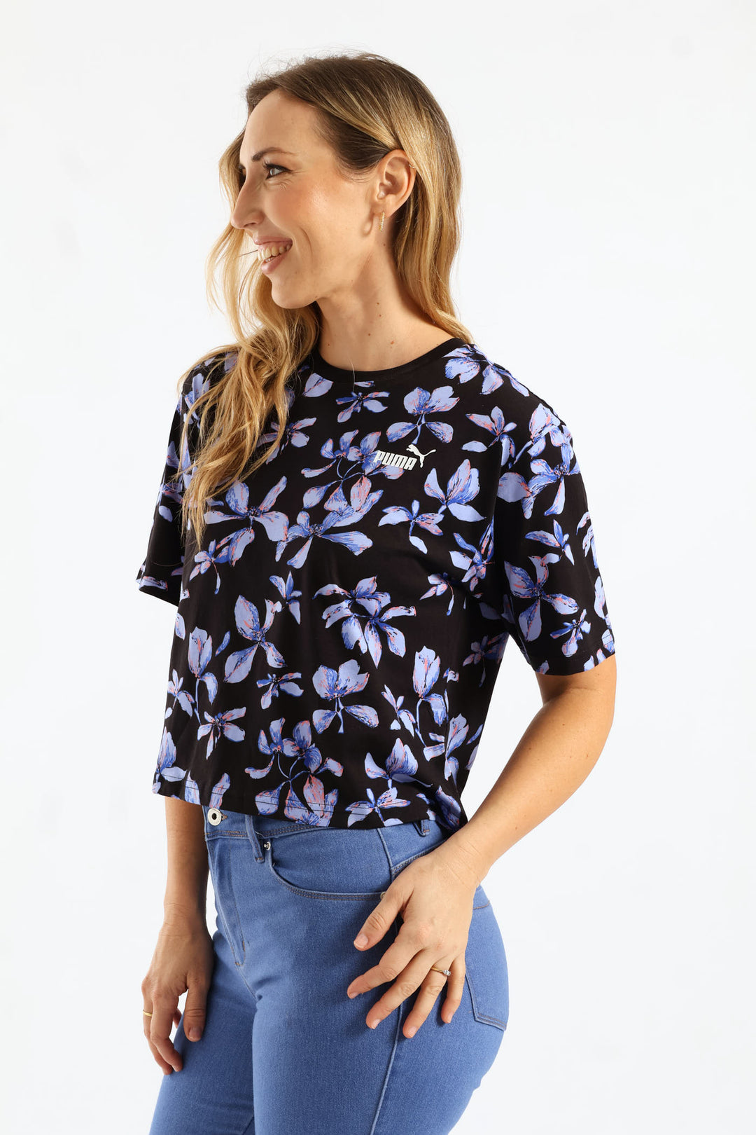 Essential Nature 2.0 Relaxed Print Tee - Black