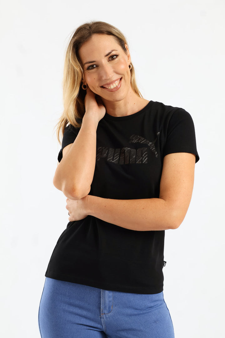 Essential Plus Animal Tee - Black