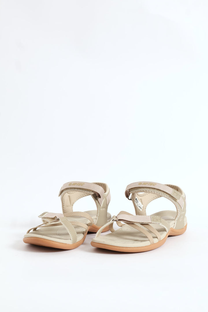 Anselia Strap Sandal - Taupe