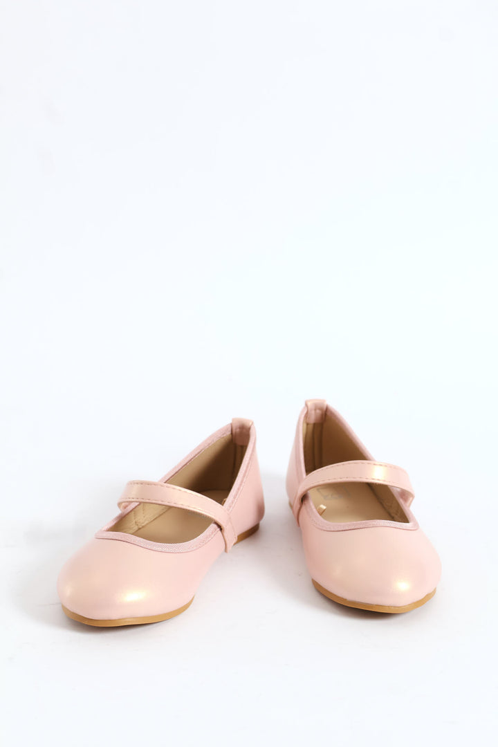 Pre-Girls Pearly Pump - Pink