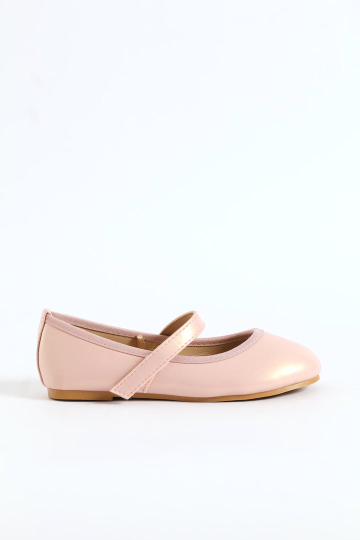 Pre-Girls Pearly Pump - Pink