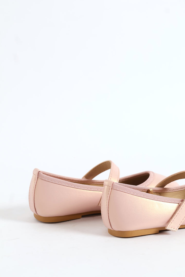 Pre-Girls Pearly Pump - Pink