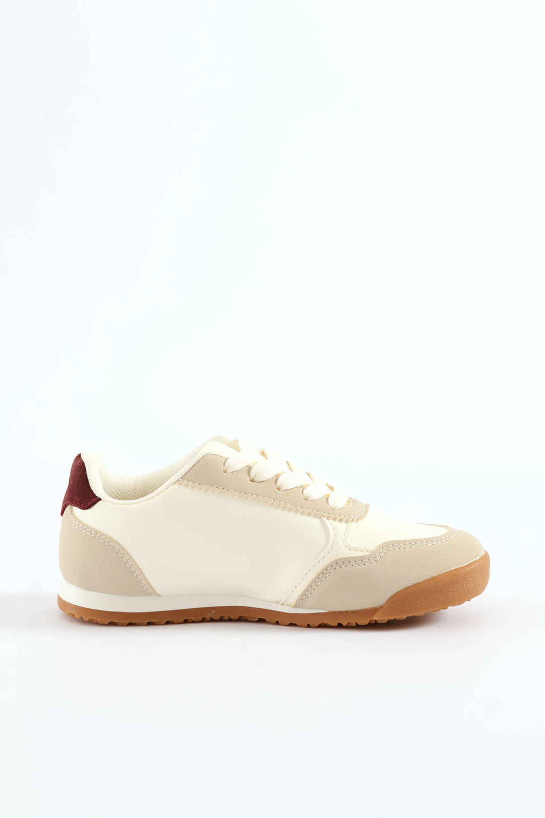 Girls Slimsline Sneaker - Off White