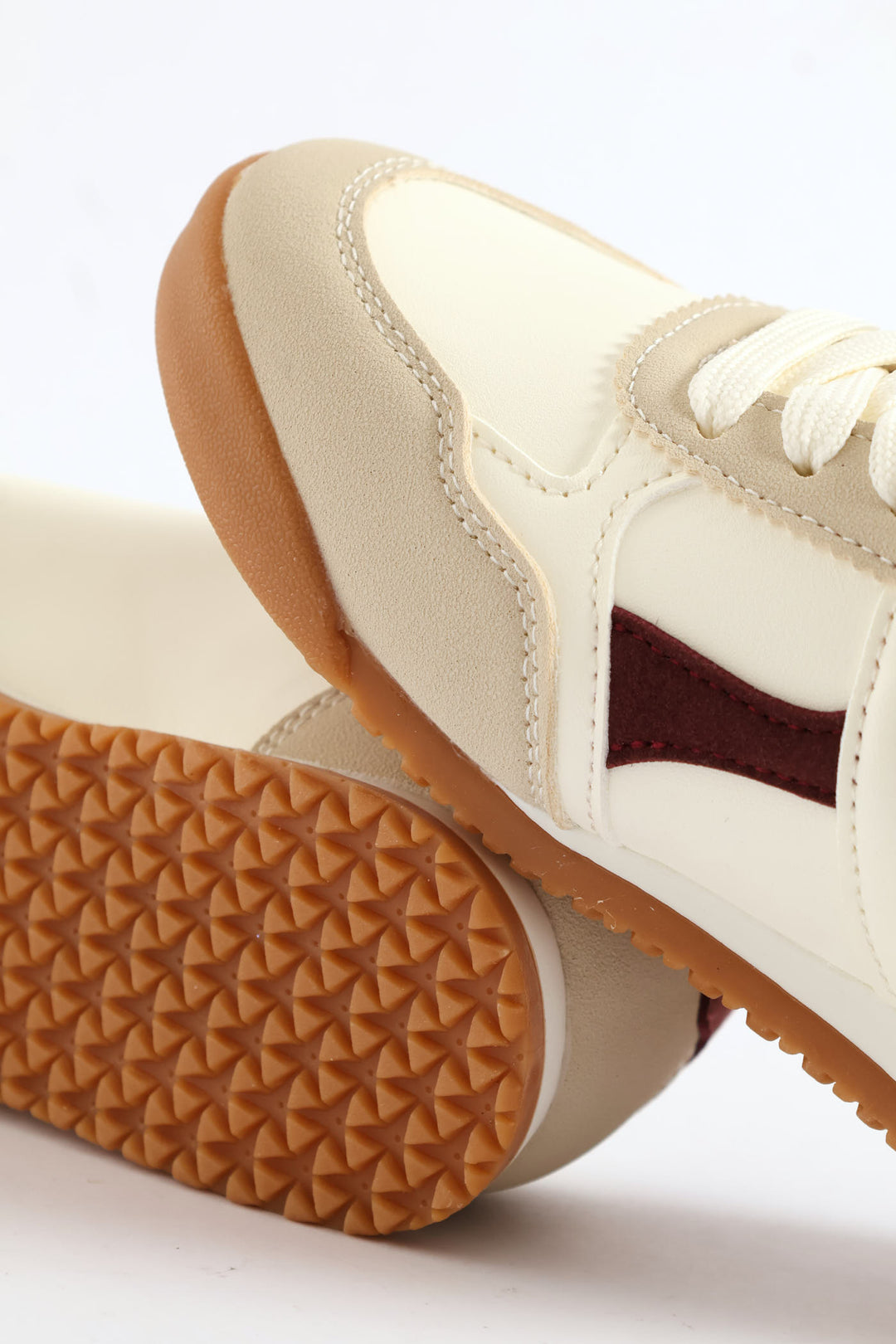 Girls Slimsline Sneaker - Off White