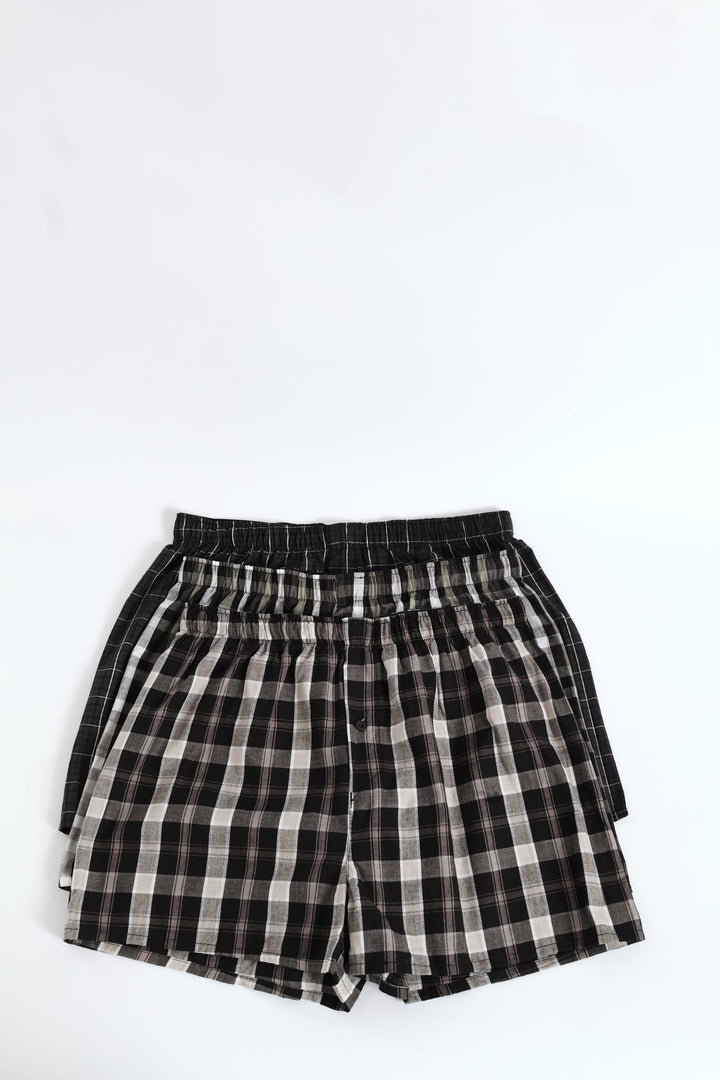 3 Pack Boxers - Black