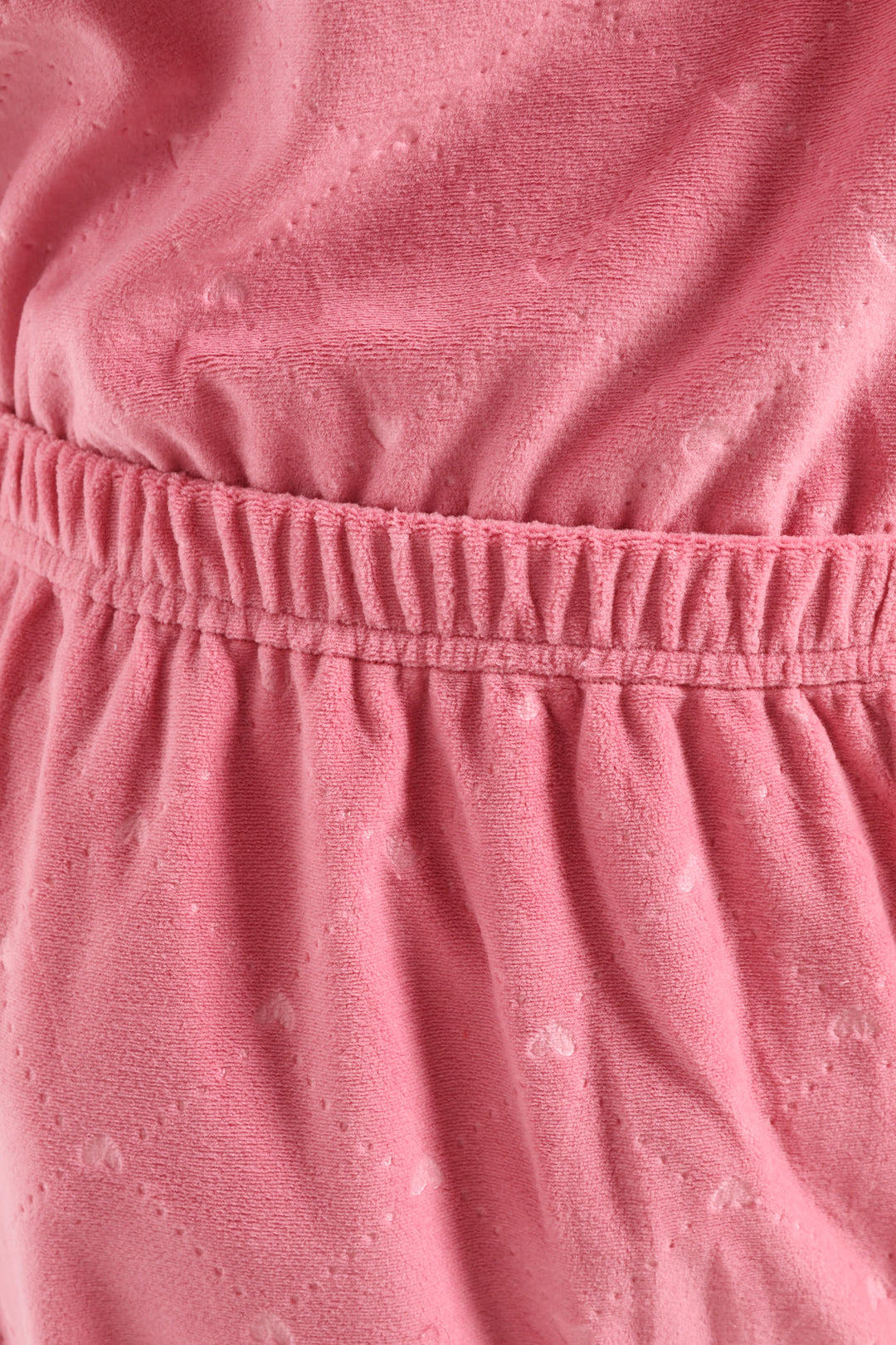 Textured Diamond Heart Long Sleeve Top & Pant Set - Dusty Pink