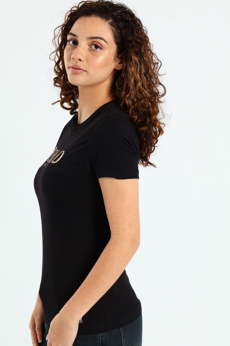 Ash Logo Tee - Black
