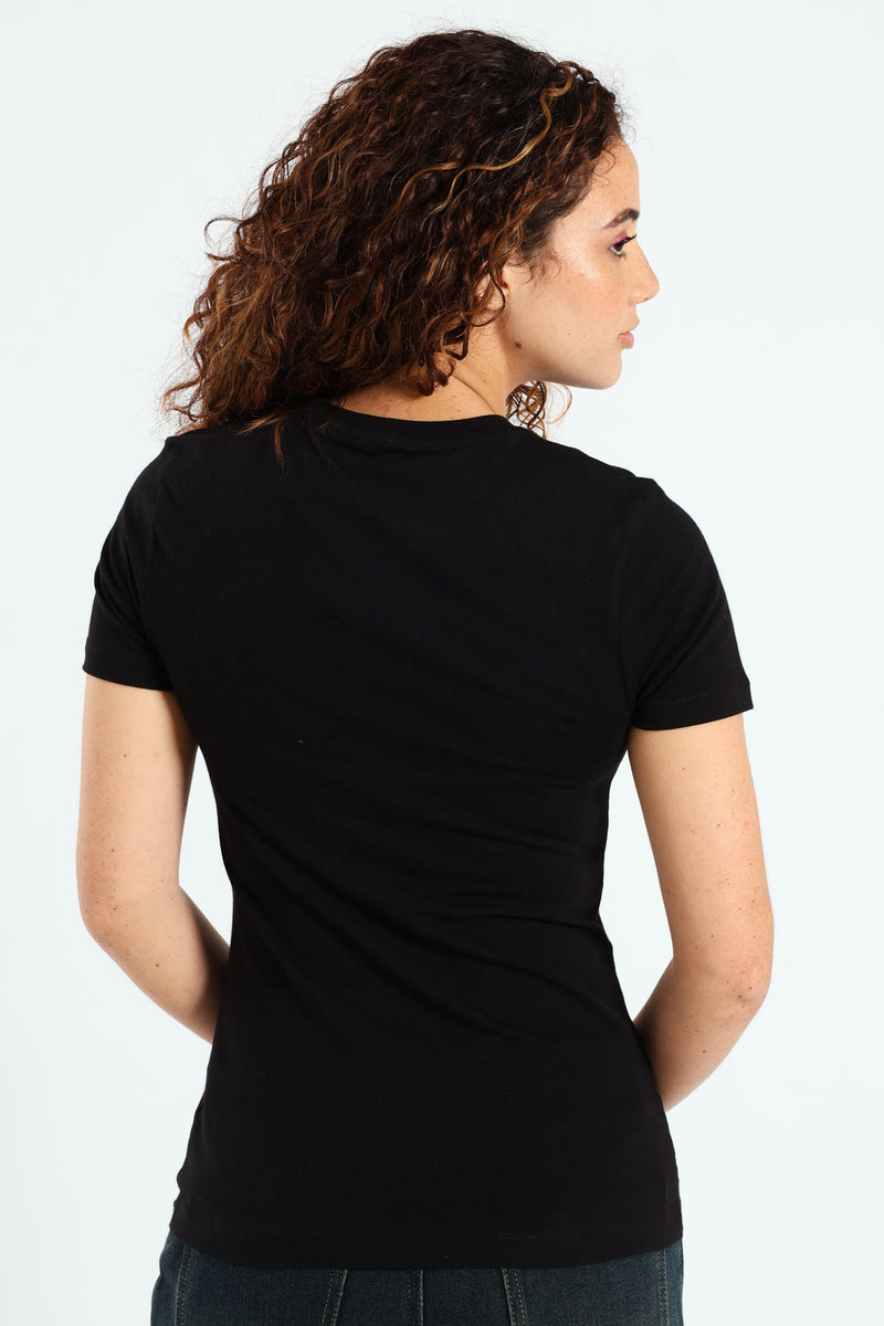 Ash Logo Tee - Black