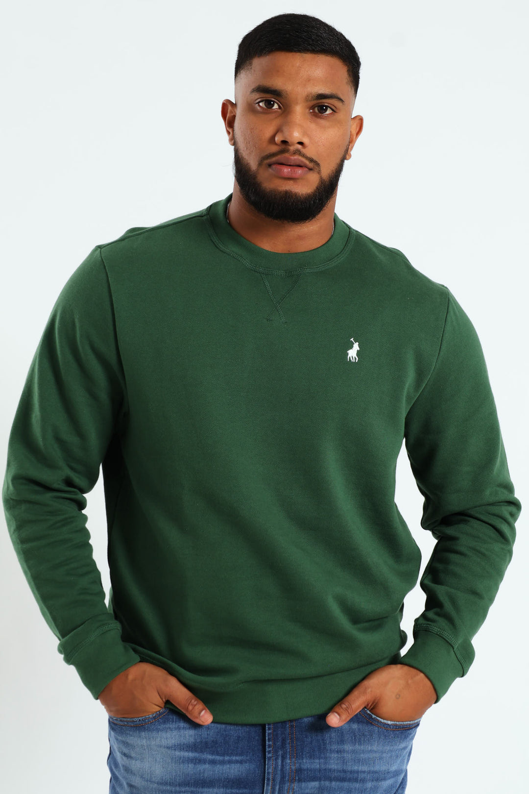 Aakil Sweat Top - Forest Green