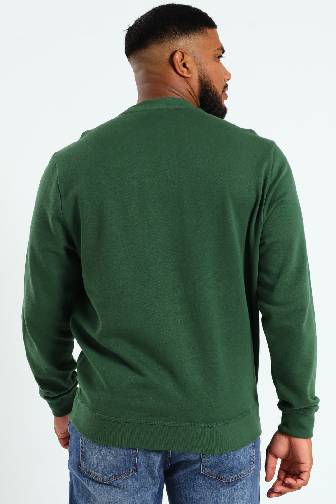 Aakil Sweat Top - Forest Green