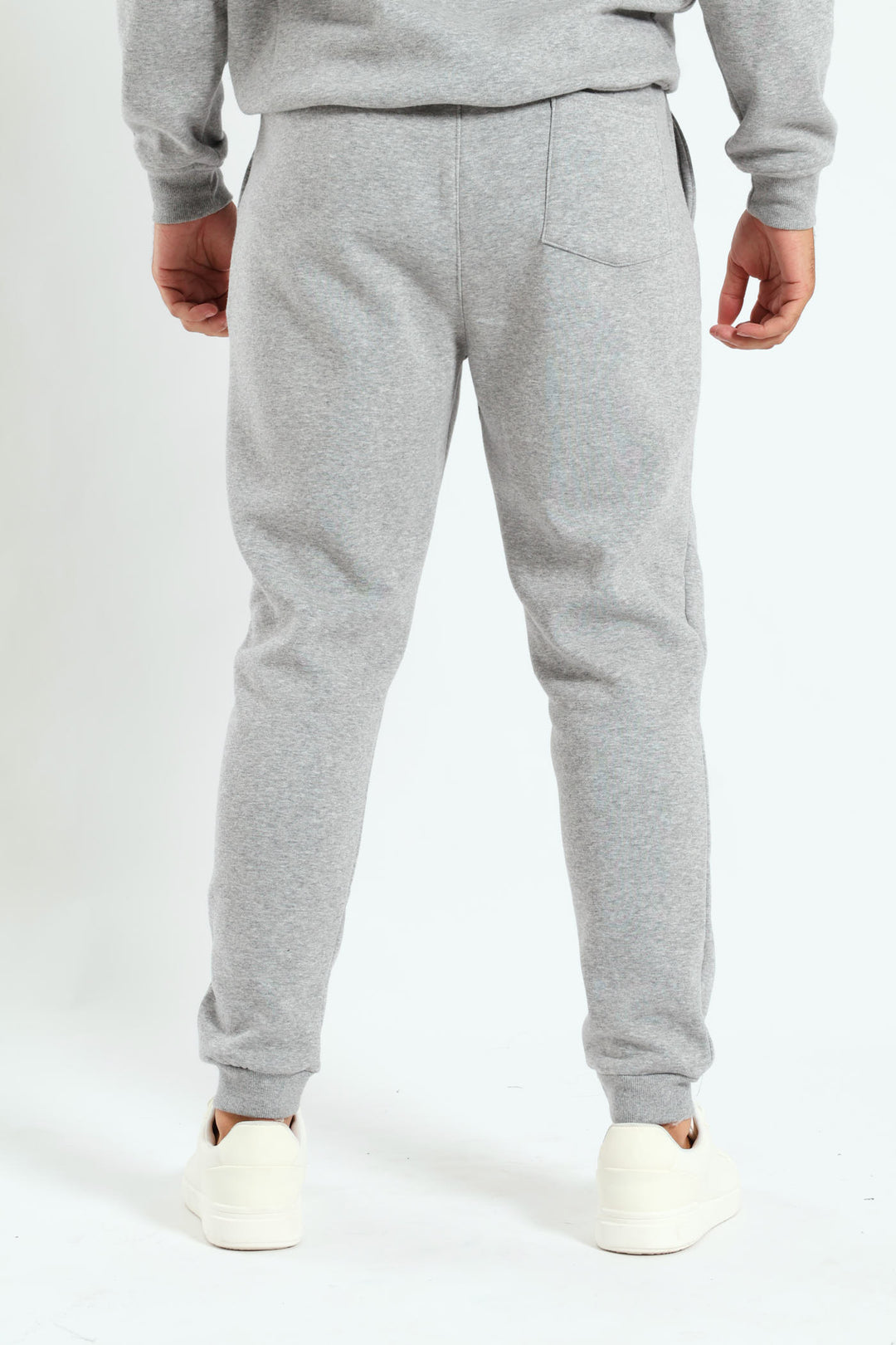 Basic Fleece Jogger - Grey Melange