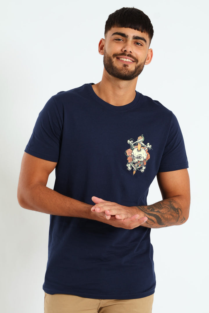 Love & Honour Tee - Navy