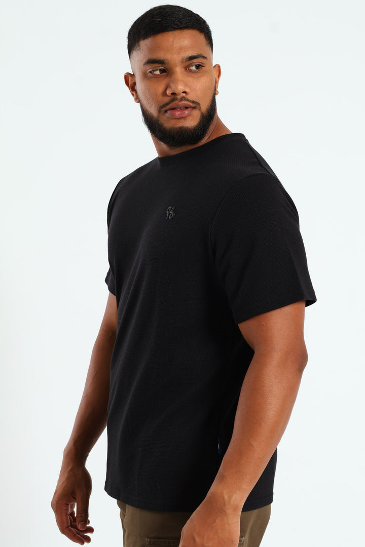 Pineapple Surf Int Crew Tee - Black