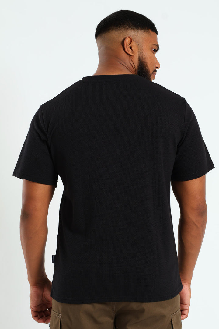 Pineapple Surf Int Crew Tee - Black