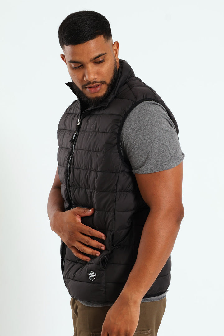 Puffer Gilet - Black