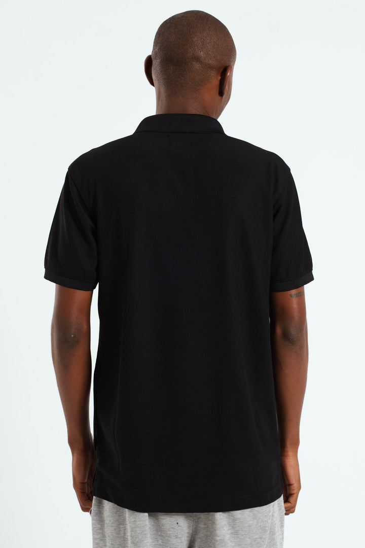 Basic Quick Dry Golfer - Black