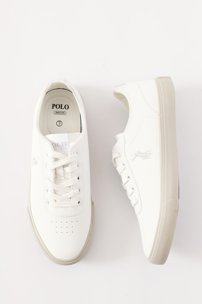 Basic Pu Sneaker - White