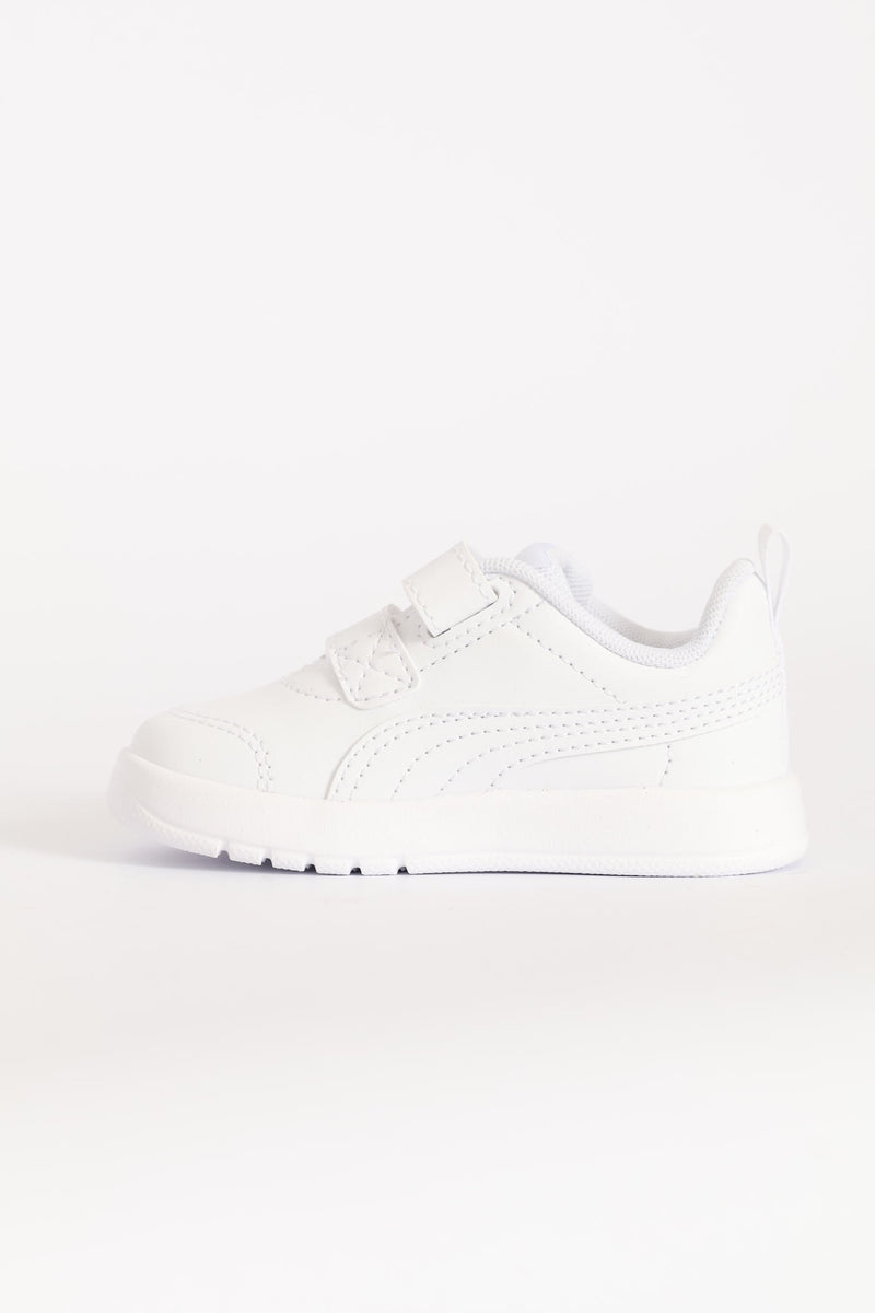 Pre-Girls Courtflex V3 V Sneaker - White