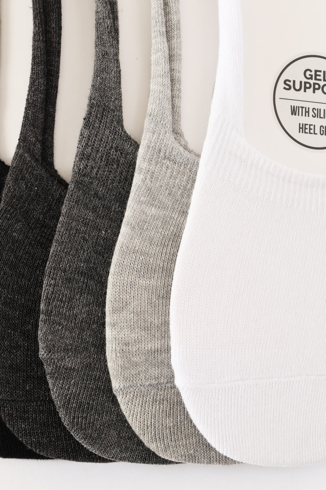 Men's 5 Pack Secret Sock - Grey Melange