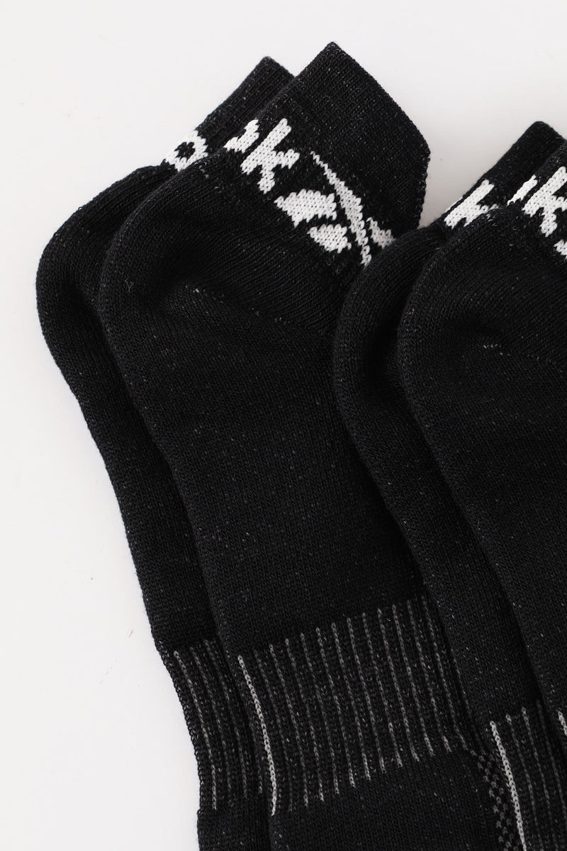 3 Pack Lowcut Sport Socks - Black